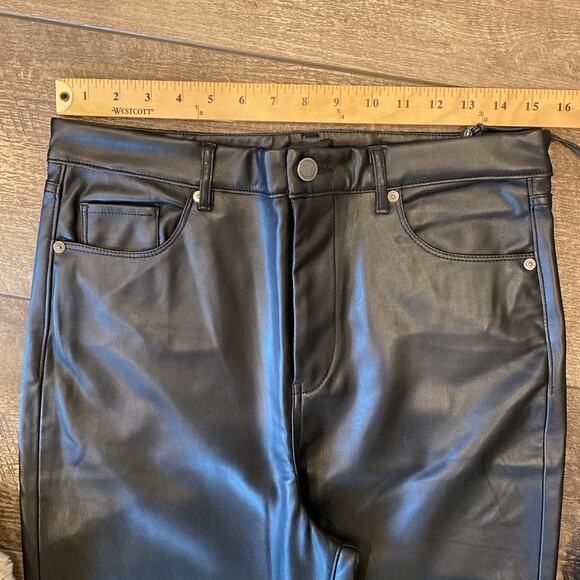 NWT BLANKNYC Need You Tonight Pant Vegan Leather Black Size 31 - Picture 9 of 14